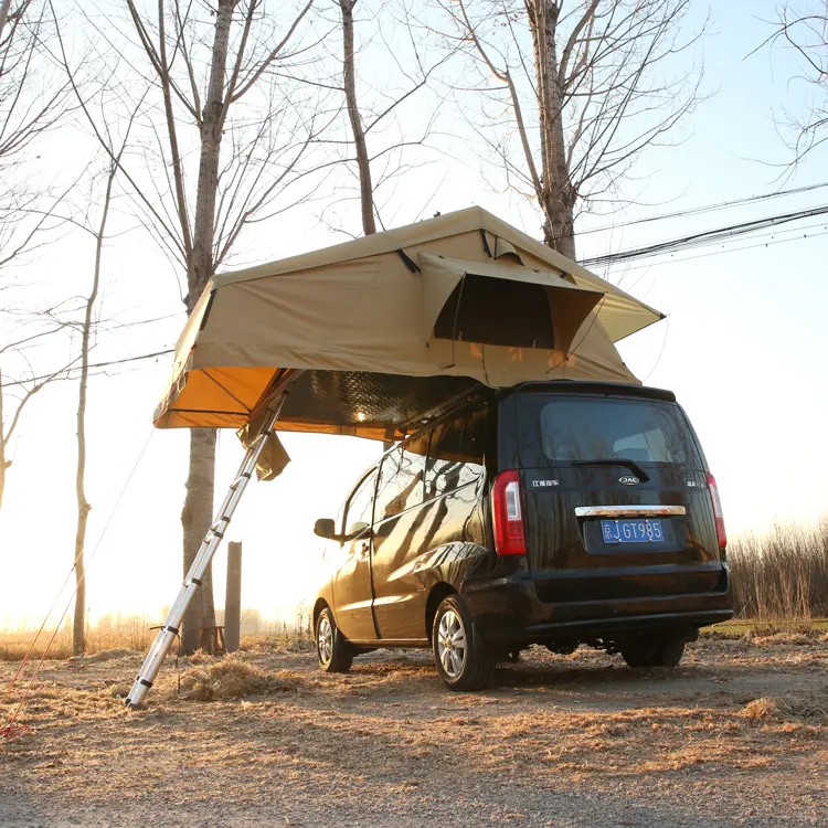 Unistrengh 批發商經典聚酯車頂帳篷,適用於露營 CARTT02-1