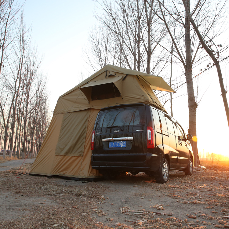 Unistrengh 批發商經典聚酯車頂帳篷,適用於露營 CARTT02-1