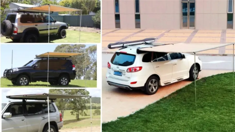 ਆਇਤਾਕਾਰ ਕਾਰ ਸਾਈਡ ਅਵਨਿੰਗ ਕੈਂਪਿੰਗ ਉਪਕਰਣ0032c8