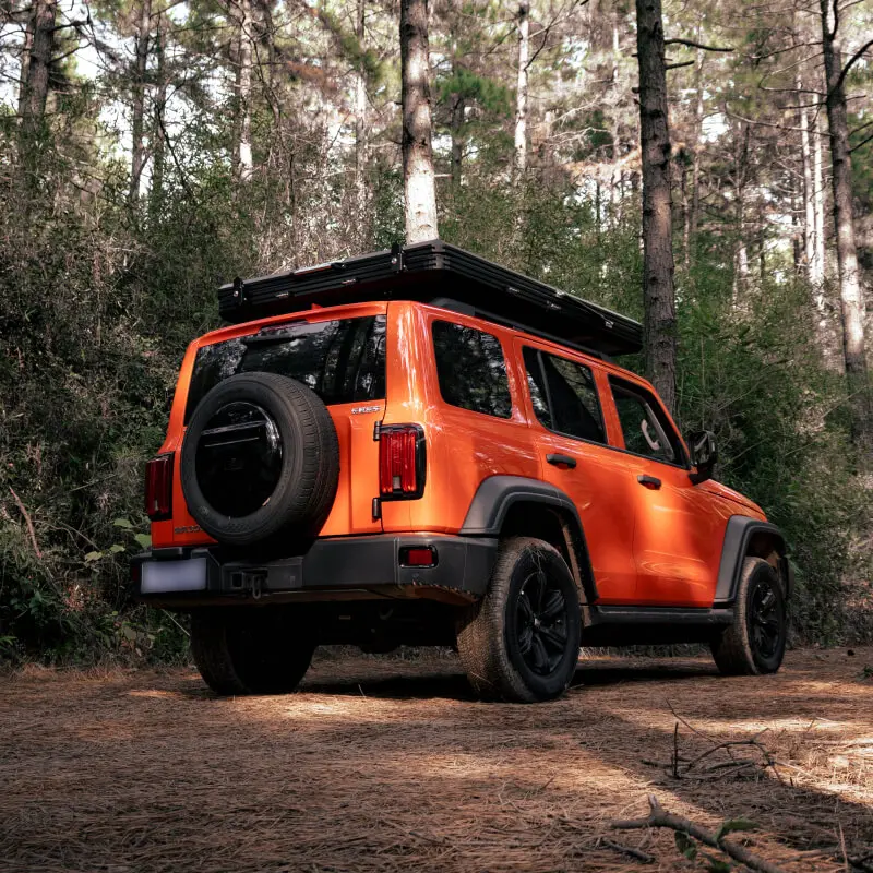 Unistrengh ਹਾਰਡ ਸ਼ੈੱਲ ਅਲਮੀਨੀਅਮ ਪਦਾਰਥ ਤਿਕੋਣ ਛੱਤ ਟੈਂਟ