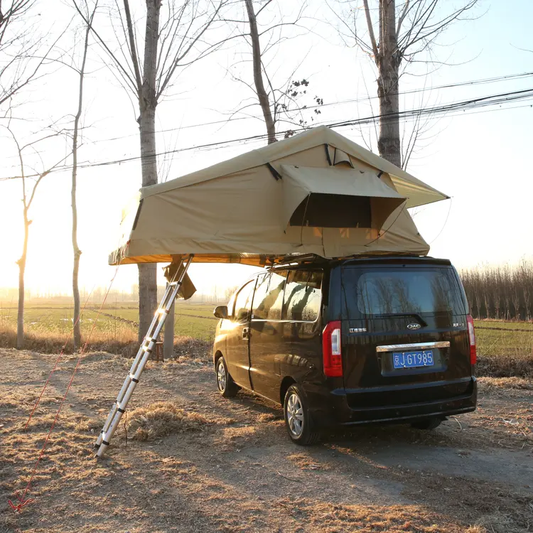 Unistrengh 批發商經典聚酯車頂帳篷,適用於露營 CARTT02-1
